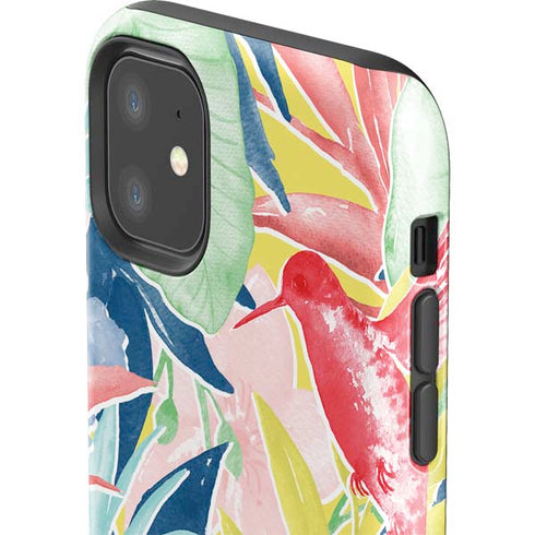 Spring Bird of Paradise iPhone 11 Impact Case