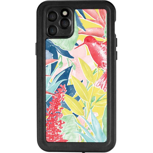 Spring Bird of Paradise iPhone 11 Pro Max Waterproof Case