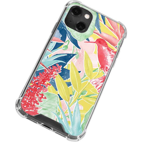 Spring Bird of Paradise iPhone 13 Mini Clear Case