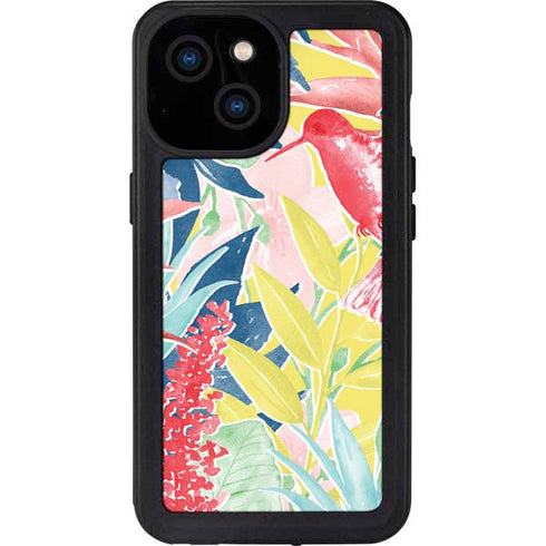 Spring Bird of Paradise iPhone 13 Mini Waterproof Case