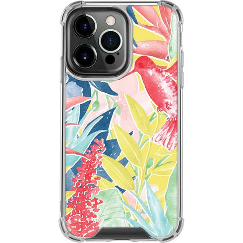 Spring Bird of Paradise iPhone 13 Pro Clear Case