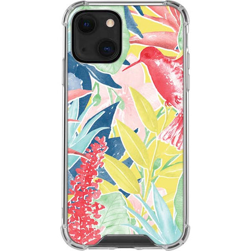 Spring Bird of Paradise iPhone 14 Plus Clear Case