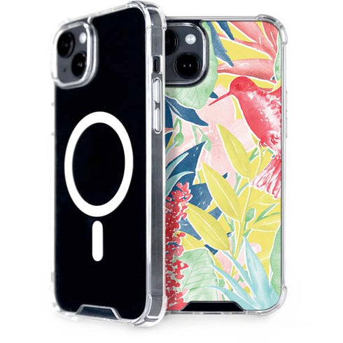 Spring Bird of Paradise iPhone 15 Plus MagSafe Case