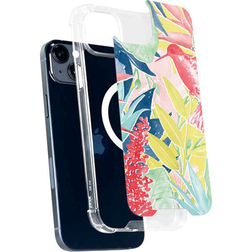 Spring Bird of Paradise iPhone 15 Plus MagSafe Case