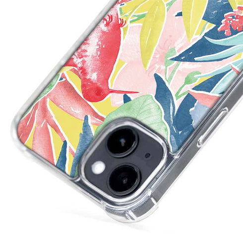 Spring Bird of Paradise iPhone 15 Plus MagSafe Case