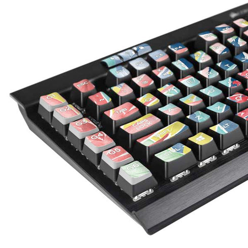 Spring Bird of Paradise K95 RGB PLATINUM Mechanical Gaming Keyboard Skin