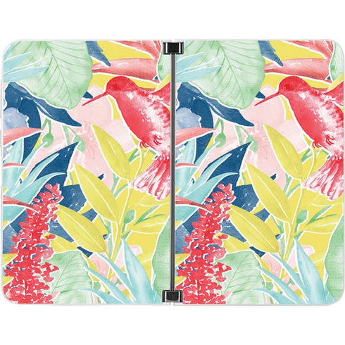 Spring Bird of Paradise Surface Duo Skin