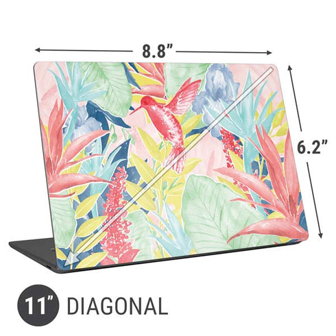 Spring Bird of Paradise Universal Laptop 11in (8.8 x 6.2in) Skin