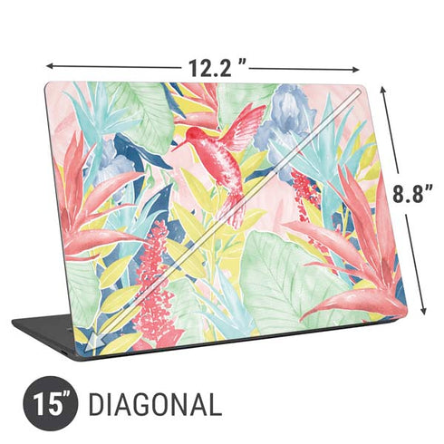 Spring Bird of Paradise Universal Laptop 15in (12.2 x 8.8in) Skin