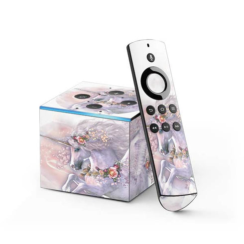 Laurie Prindle Spring Flight Unicorn Fire TV Cube Skin