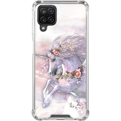 Laurie Prindle Spring Flight Unicorn Galaxy A12 Clear Case