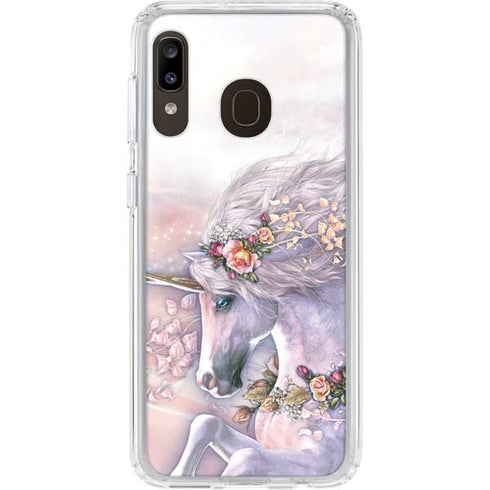 Laurie Prindle Spring Flight Unicorn Galaxy A20 Clear Case