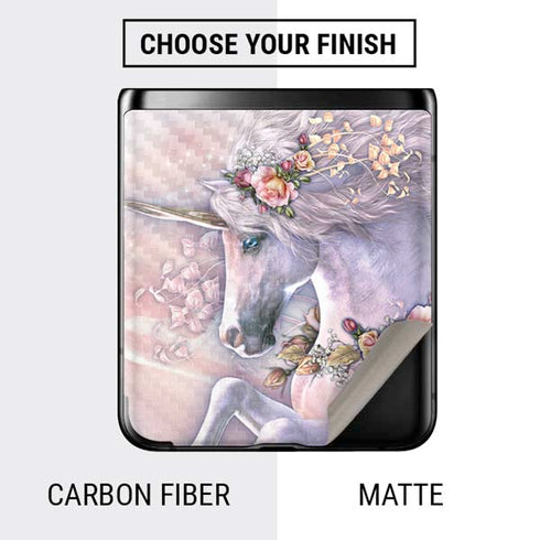 Laurie Prindle Spring Flight Unicorn Galaxy Z Flip Skin