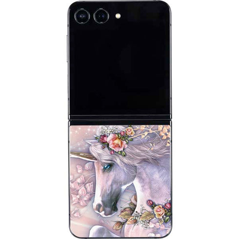 Spring Flight Unicorn by Laurie Prindle Galaxy Z Flip5 5G Skin