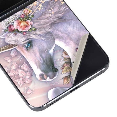 Spring Flight Unicorn by Laurie Prindle Galaxy Z Flip5 5G Skin