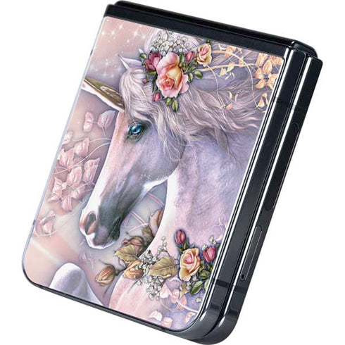 Spring Flight Unicorn by Laurie Prindle Galaxy Z Flip5 5G Skin