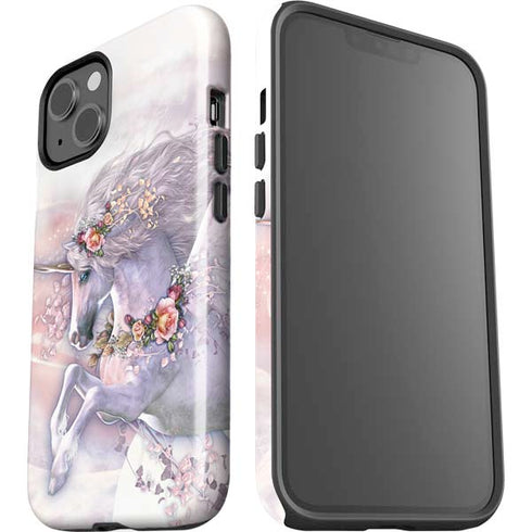 Spring Flight Unicorn by Laurie Prindle iPhone 15 Plus Impact Case