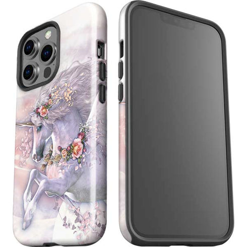 Spring Flight Unicorn by Laurie Prindle iPhone 15 Pro Impact Case