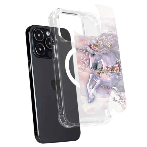 Laurie Prindle Spring Flight Unicorn iPhone 14 Pro Max MagSafe Case