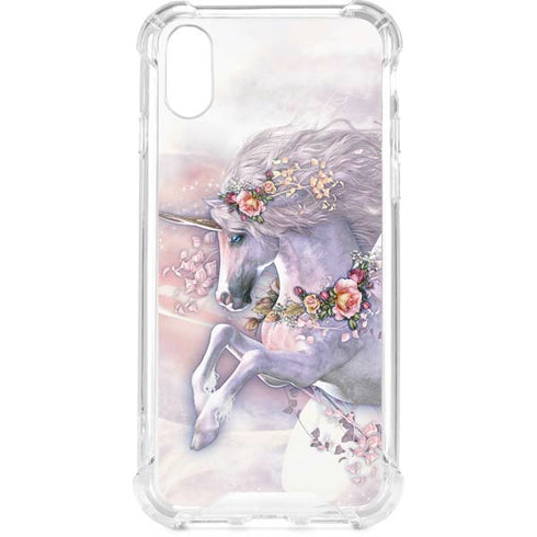 Spring Flight Unicorn by Laurie Prindle iPhone XS Clear Case
