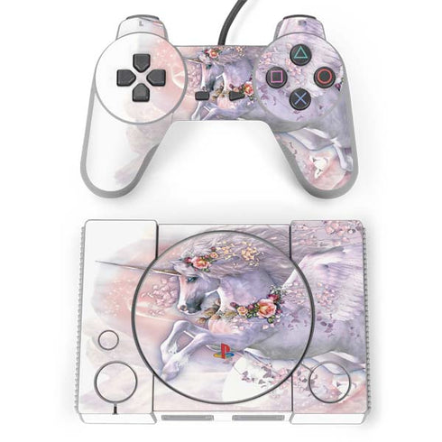 Laurie Prindle Spring Flight Unicorn PlayStation Classic Bundle Skin