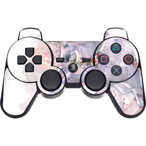 Laurie Prindle Spring Flight Unicorn PS3 Dual Shock wireless controller Skin