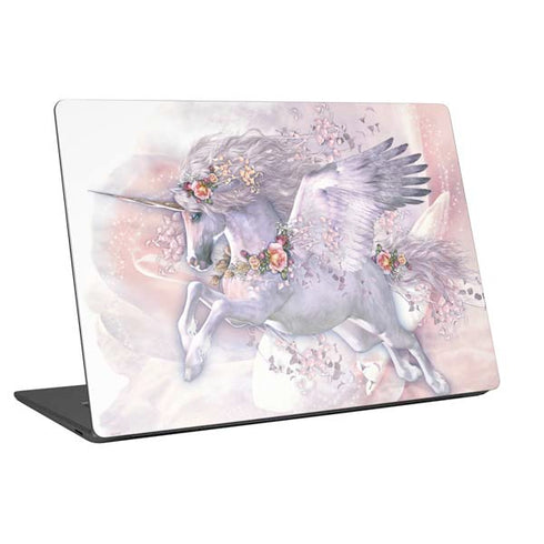 Laurie Prindle Spring Flight Unicorn Universal Laptop 17in (13.8 x 10in) Skin