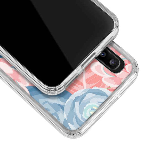 Spring Floral Galaxy A30 Clear Case