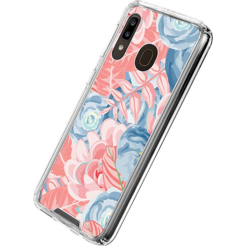 Spring Floral Galaxy A30 Clear Case