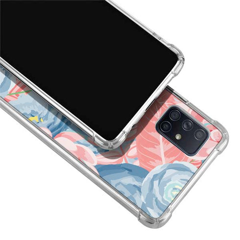 Spring Floral Galaxy A71 5G Clear Case