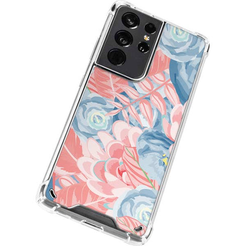 Spring Floral Galaxy S21 Ultra 5G Clear Case