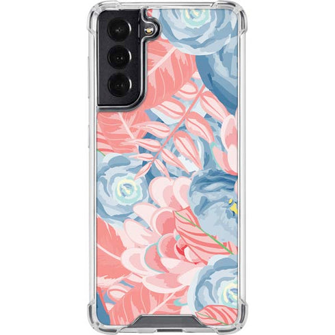 Spring Floral Galaxy S22 Clear Case