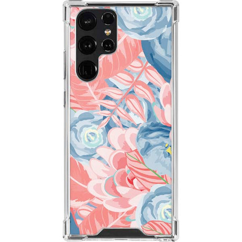 Spring Floral Galaxy S22 Ultra Clear Case