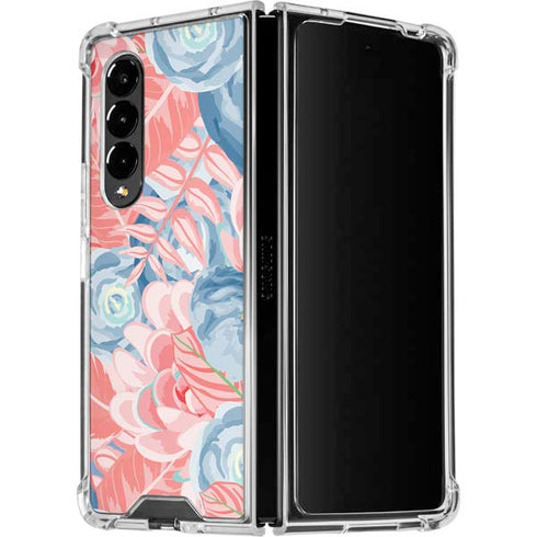 Spring Floral Galaxy Z Fold4 5G Clear Case