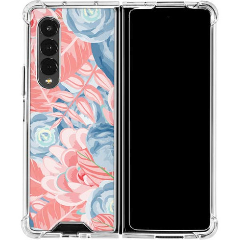 Spring Floral Galaxy Z Fold4 5G Clear Case