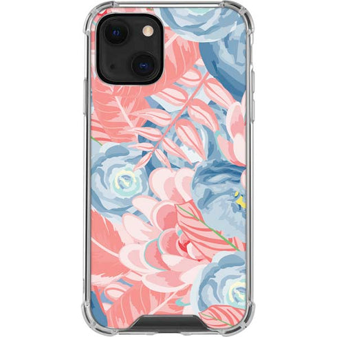 Spring Floral iPhone 13 Mini Clear Case