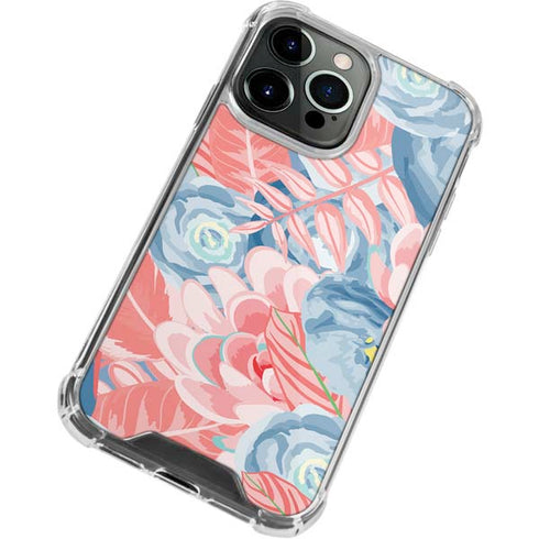 Spring Floral iPhone 14 Pro Clear Case