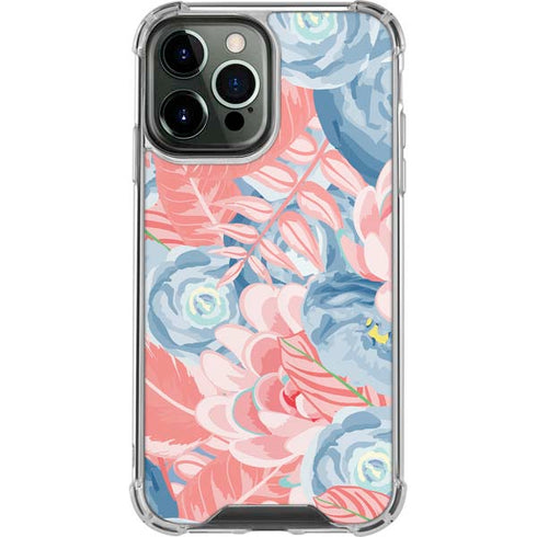 Spring Floral iPhone 14 Pro Max Clear Case