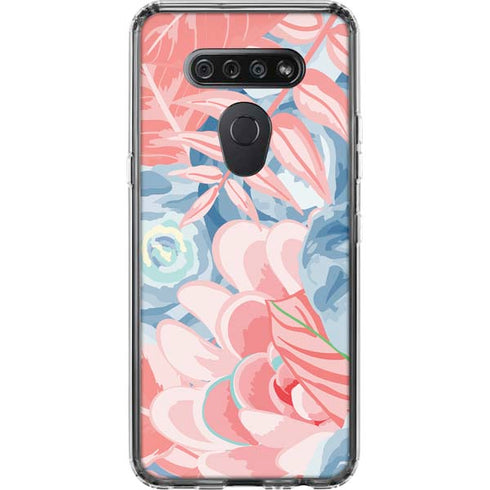 Spring Floral LG K51/Q51 Clear Case