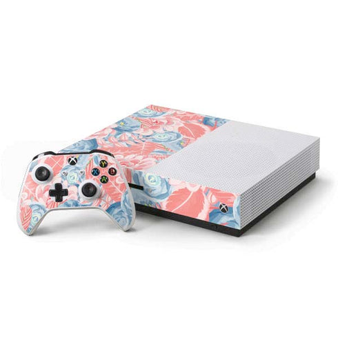 Spring Floral Xbox One S Console and Controller Bundle Skin