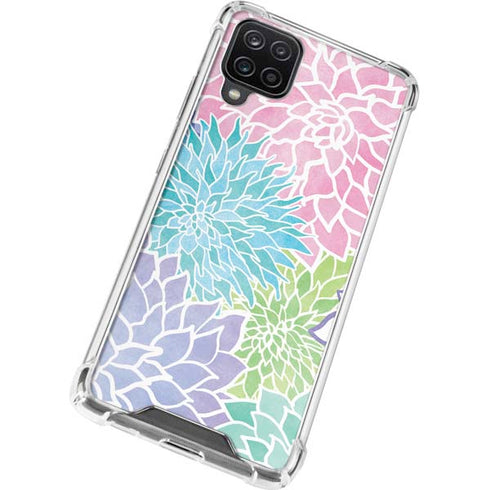 Spring Flowers Galaxy A12 Clear Case