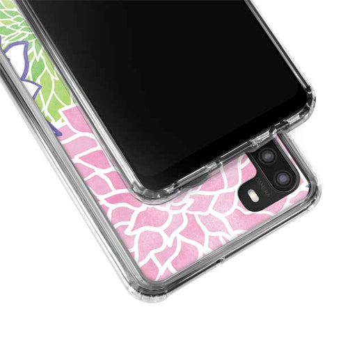 Spring Flowers Galaxy A21 Clear Case