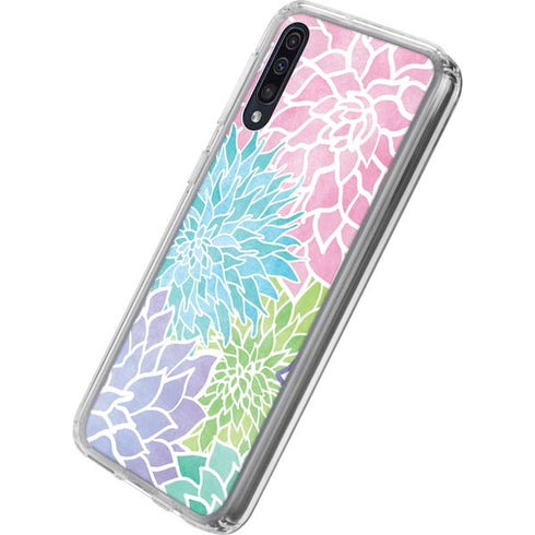 Spring Flowers Galaxy A50 Clear Case