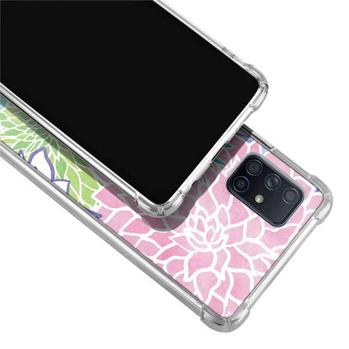 Spring Flowers Galaxy A71 5G Clear Case