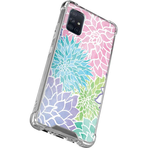 Spring Flowers Galaxy A71 5G Clear Case