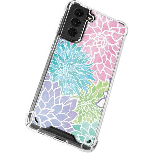 Spring Flowers Galaxy S21 Plus 5G Clear Case