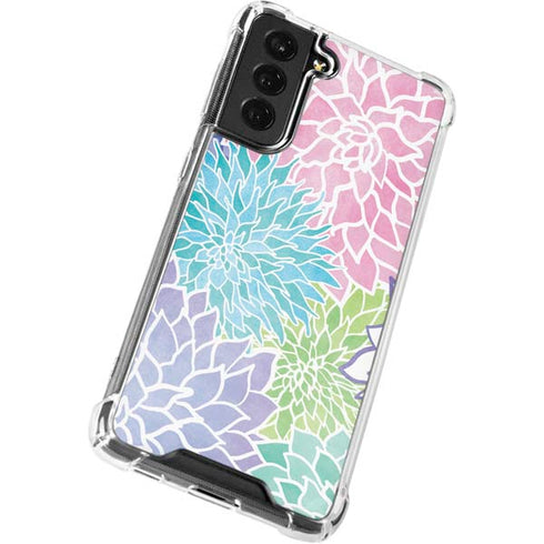 Spring Flowers Galaxy S22 Clear Case