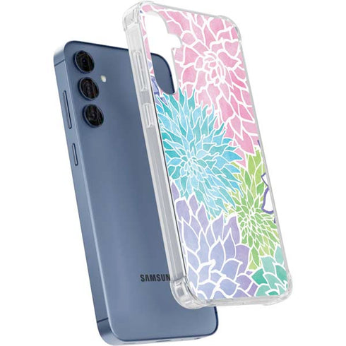 Spring Flowers Galaxy S24 Clear Case