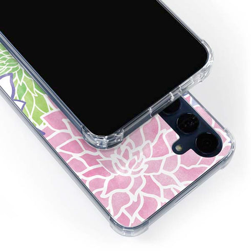 Spring Flowers Galaxy S24 Clear Case