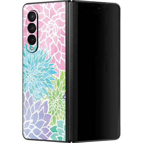 Spring Flowers Galaxy Z Fold3 5G Skin